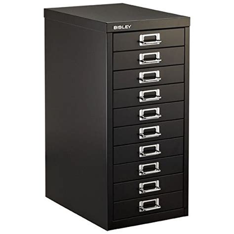 bisley desktop cabinet 10 drawer h590xw279xd380mm steel|Bisley Storage Cabinet 10 Drawer H590Xw279Xd380Mm Steel.